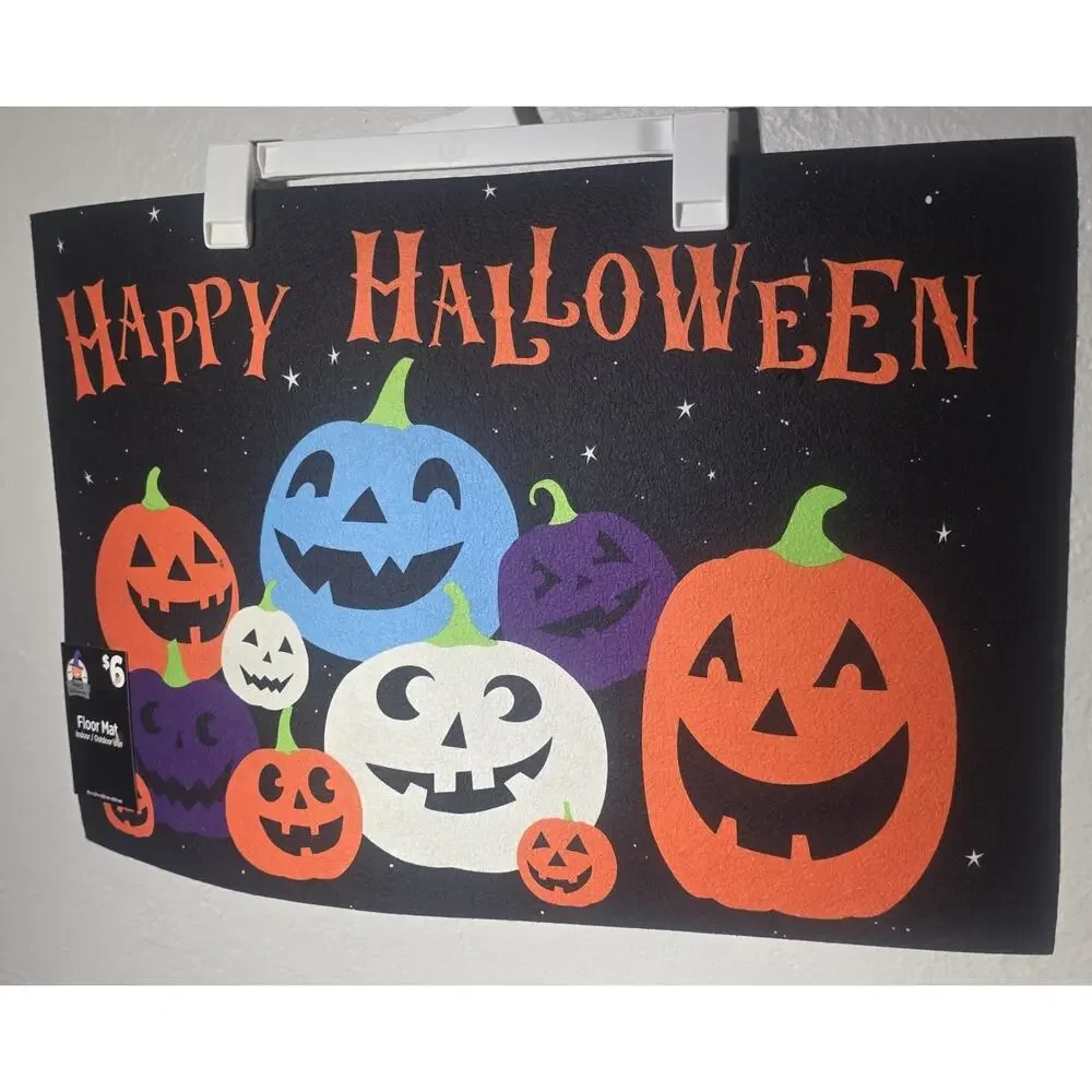 Indoor/Outdoor Happy Halloween Pumpkins 16